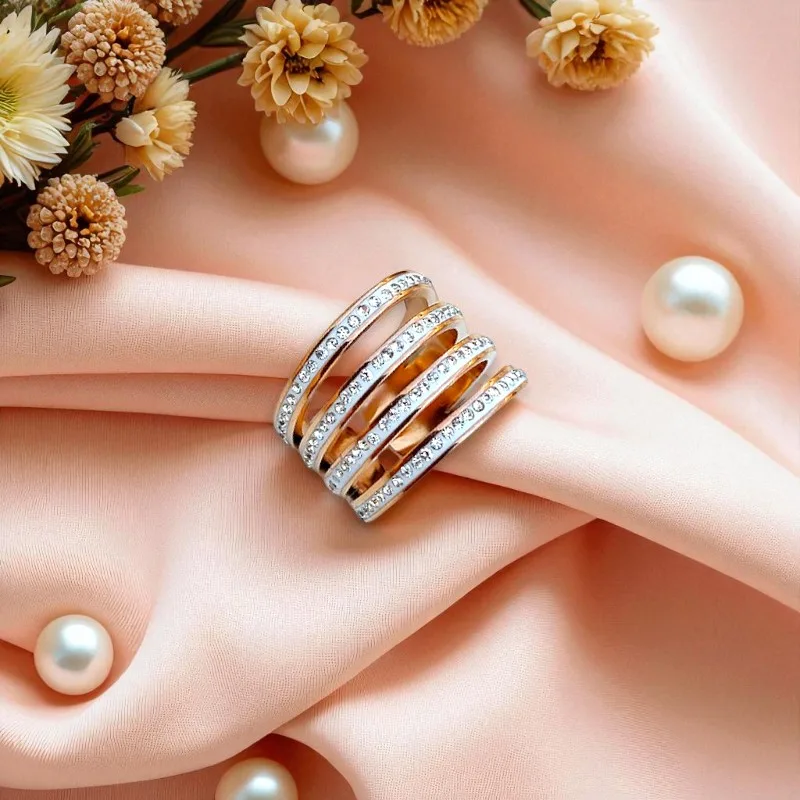 Anti Tarnish Rose Gold Ring