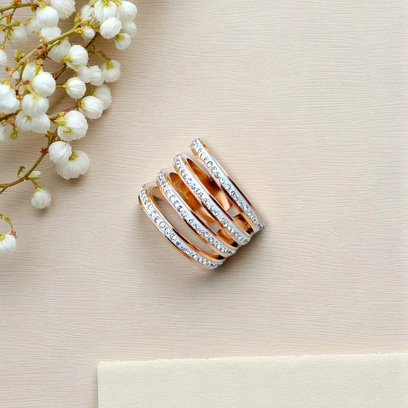 Anti Tarnish Rose Gold Ring