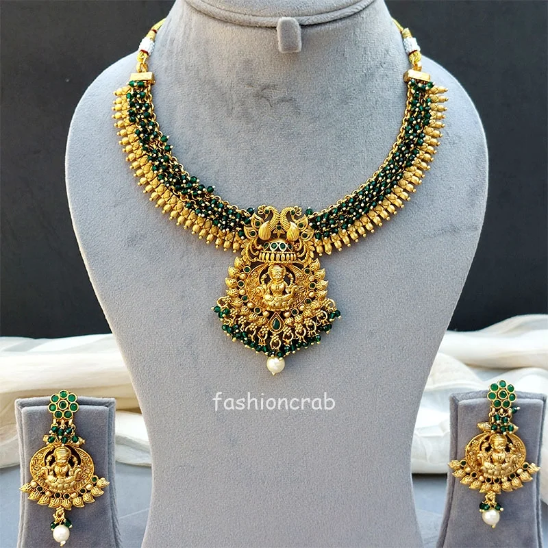 Green Temple Jewellery Set