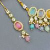 Kajal AD Stone Necklace Set - Multicolor-04 Kajal AD Stone Necklace Set - Multicolor