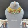 Kajal AD Stone Necklace Set - Multicolor
