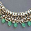 Katrina Kundan Jewellery Set - Pista Green