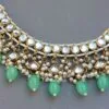 Katrina Kundan Jewellery Set - Pista Green-03 Katrina Kundan Jewellery Set - Pista Green