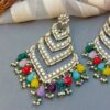 Kundan Earrings for Wedding- Multicolor-03 Kundan Earrings for Wedding- Multicolor