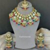 Multicolor Wedding Jewellery Set for Bride