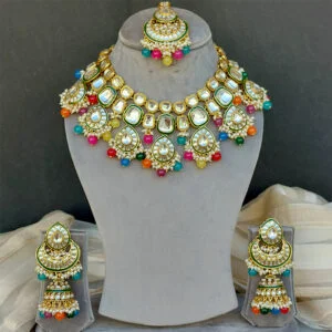 Multicolor Wedding Jewellery Set for Bride