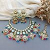 Multicolor Wedding Jewellery Set for Bride