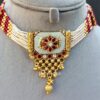 Pink South Indian Jewellery Set