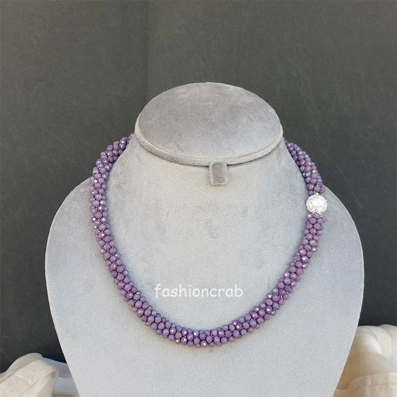 Purple Jewellery Set