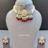 Rani Kundan Choker Set - Wine-04 Rani Kundan Choker Set - Wine