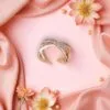 Rose Gold Anti Tarnish Ring-02 Rose Gold Anti Tarnish Ring