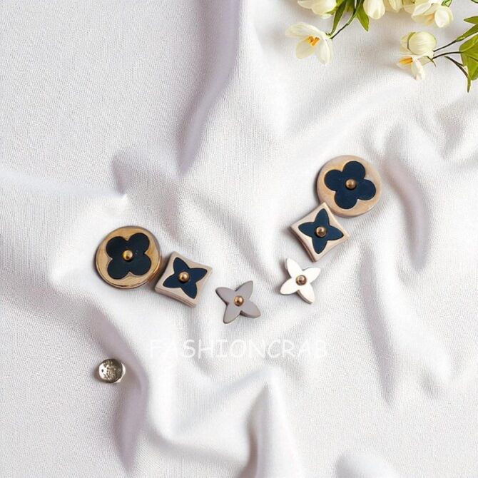 Set of 3 Anti Tarnish Earrings- Rose Gold