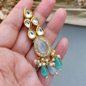 Shruti Kundan Jewellery Set for Wedding - Multicolor