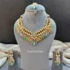 Shruti Kundan Jewellery Set for Wedding - Multicolor