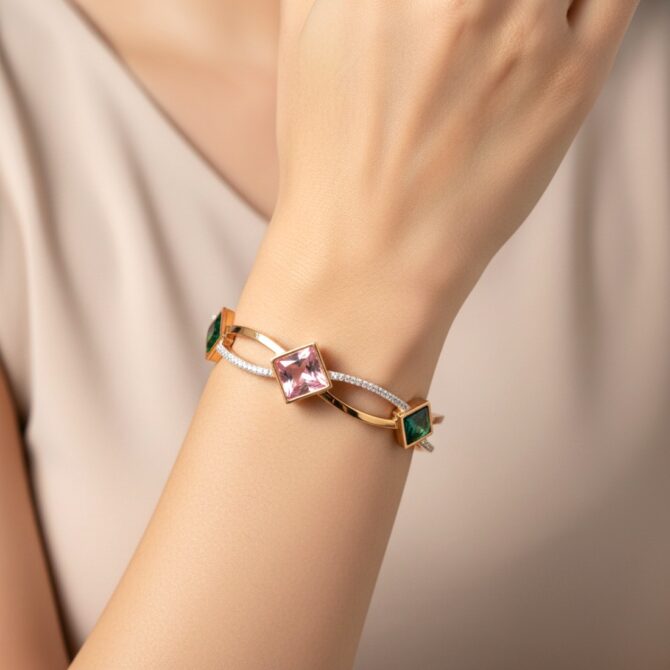 Sweetheart Adorn Anti-Tarnish Bracelet - Rose Gold-04 Sweetheart Adorn Anti-Tarnish Bracelet - Rose Gold