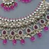 Aahana Kundan Jewellery Set - Wine-03 Aahana Kundan Jewellery Set - Wine