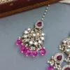 Aahana Kundan Jewellery Set - Wine-05 Aahana Kundan Jewellery Set - Wine