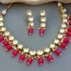 Aditi Kundan Set - Pink-01 Aditi Kundan Set - Pink