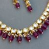 Aditi Kundan Set - Wine-01 Aditi Kundan Set - Wine