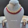 Aditi Kundan Set - Wine-04 Aditi Kundan Set - Wine