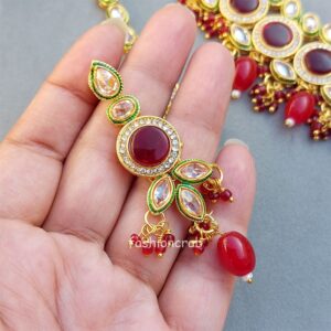 Aishwarya Polki Jewellery Set - Ruby