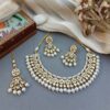 Anupama Kundan Necklace - White