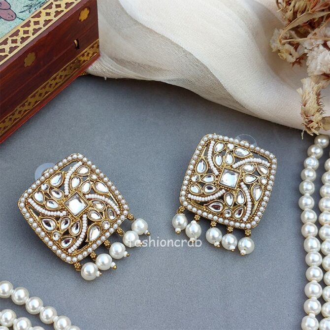Asin Pearl Choker Set for Saree