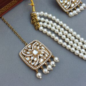 Asin Pearl Choker Set for Saree