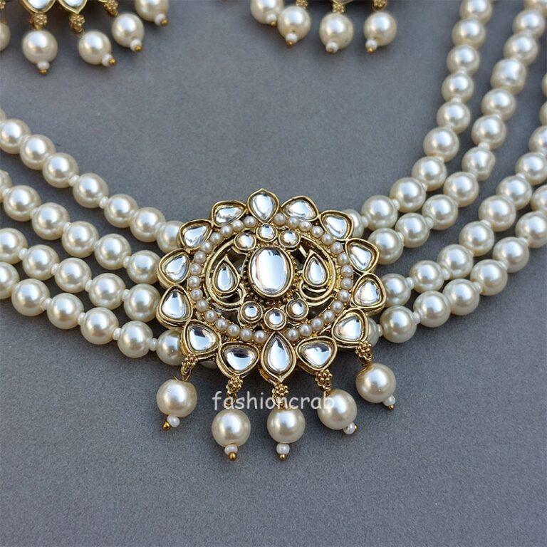 Asin Pearl Choker Set for Wedding