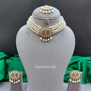 Asin Pearl Choker Set for Wedding