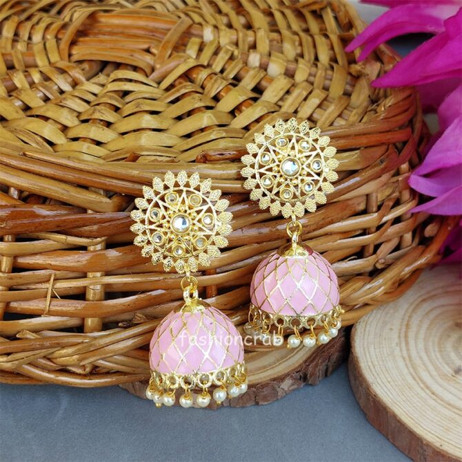 Avanya Lavender Jhumka Avanya Lavender Jhumka