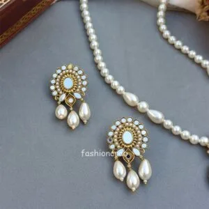 Ayesha Pearl Long Necklace