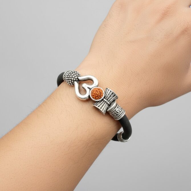 Black Bracelet for Men-02 Black Bracelet for Men