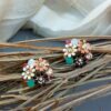 Flower Stud Earrings - Multicolor-01 Flower Stud Earrings - Multicolor