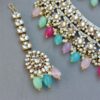 Multi Color Bridal Kundan Jewellery Set