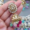 Multi Color Bridal Kundan Jewellery Set