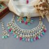 Multi Color Bridal Kundan Jewellery Set