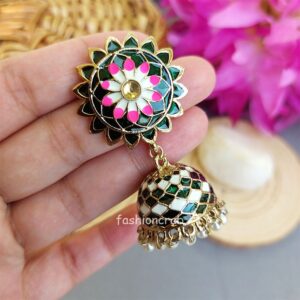 Myra Emerald Green Jhumka