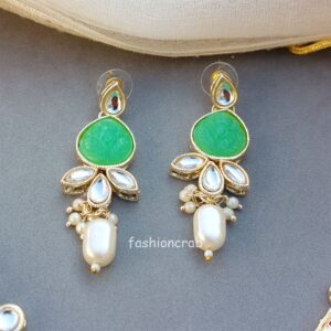 Necklace Set for Women - Green Pink