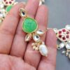 Necklace Set for Women - Green Pink-05 Necklace Set for Women - Green Pink