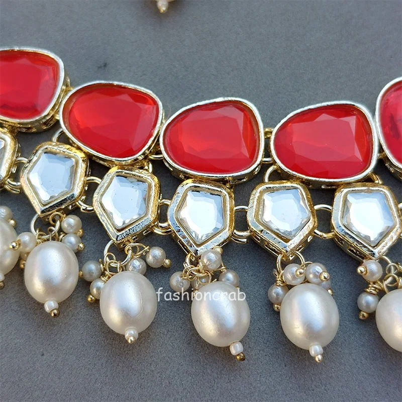 Necklace Set for Women - Orange