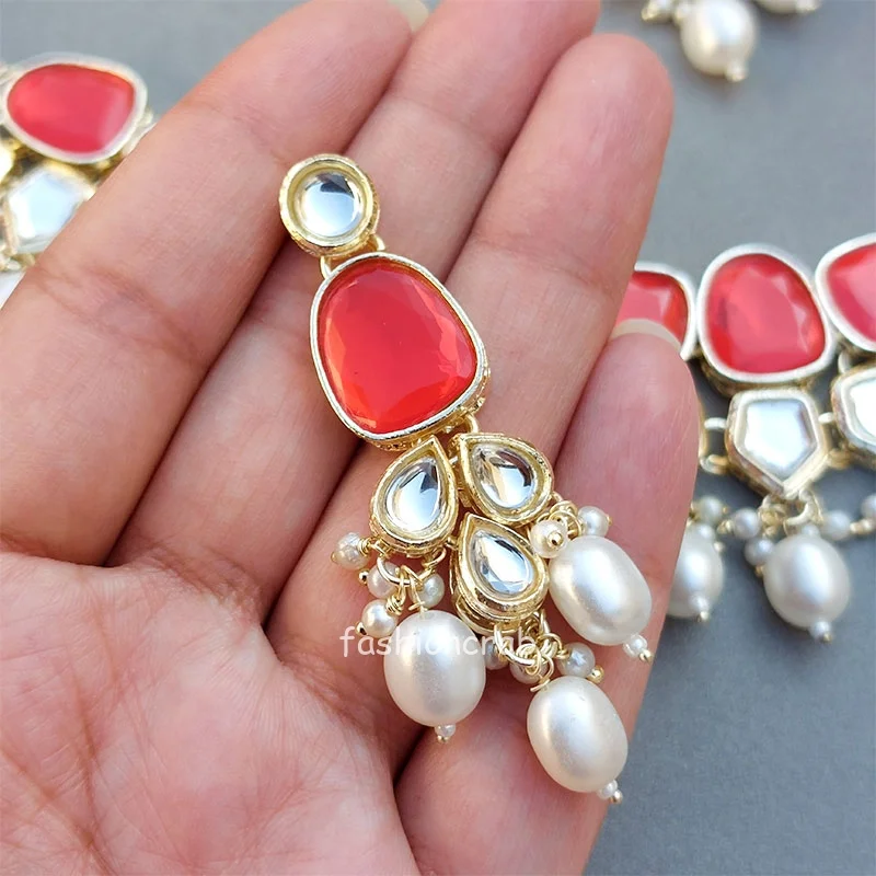 Necklace Set for Women - Orange