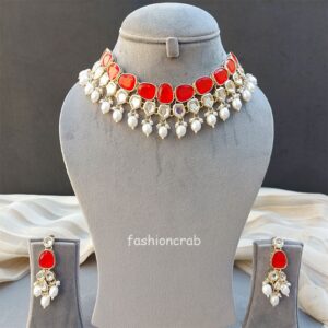 Necklace Set for Women - Orange