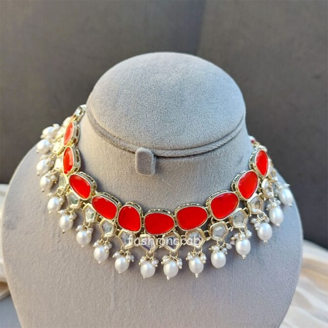 Necklace Set for Women - Orange