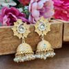 Pragya Jhumka Earrings – Peach