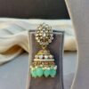 Sea Green Color Bridal Kundan Jewellery Set-05 Sea Green Color Bridal Kundan Jewellery Set