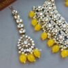 Yellow Color Bridal Kundan Jewellery Set-02