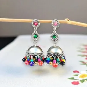 Avika Oxidised Jhumka Earring