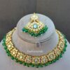 Green Colour Jewellery Set for Wedding