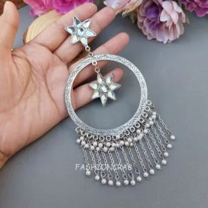 Kriti Sanon Oxidised Earrings